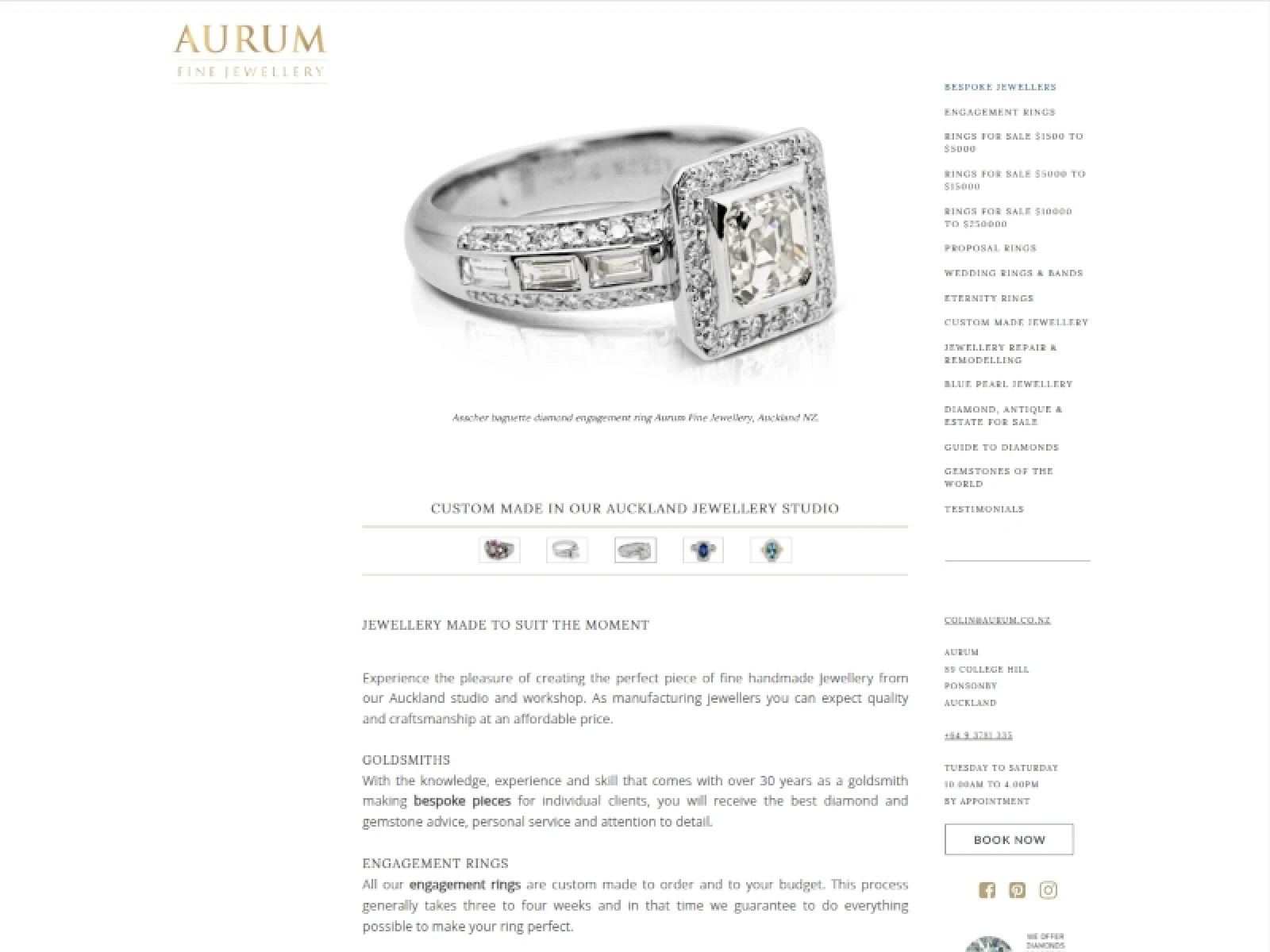 Aurum Fine Jewellery: Home page - Aurum Fine Jewellery