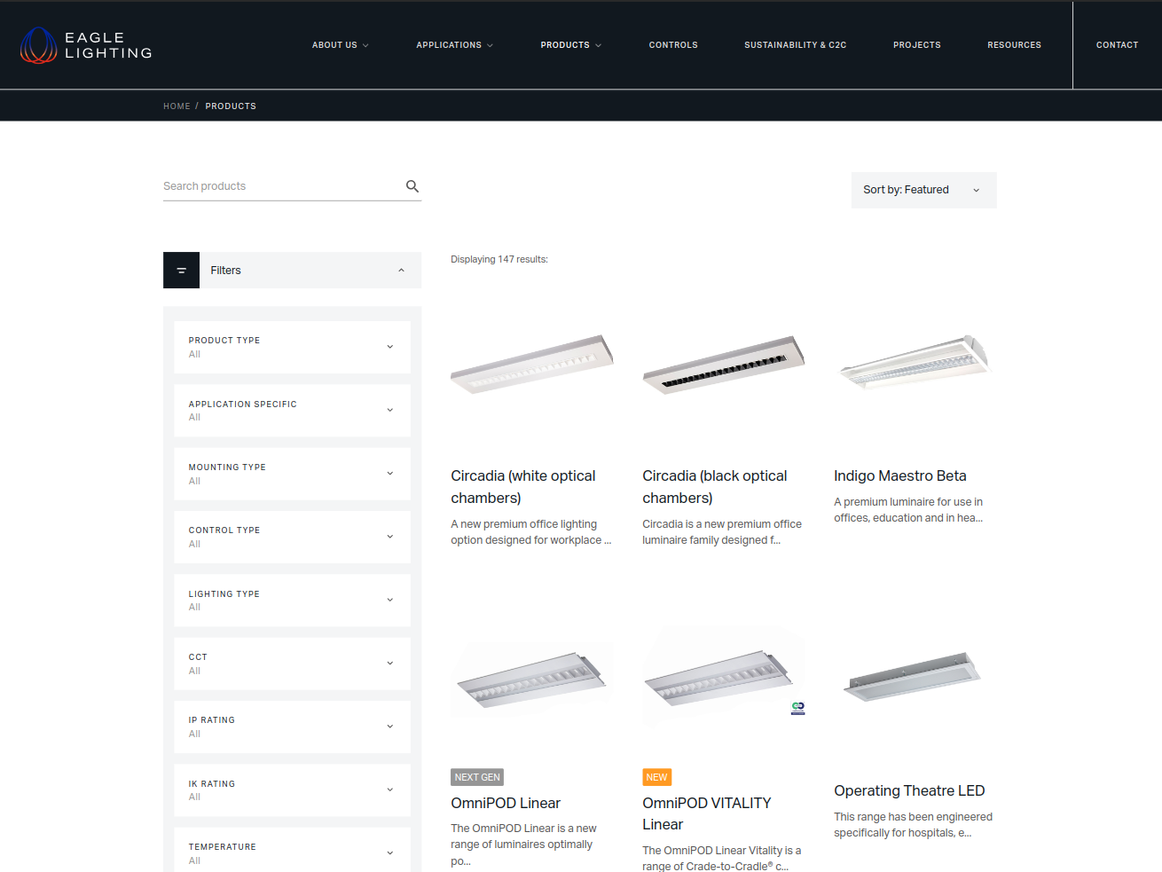 Eagle Lighting: Home page