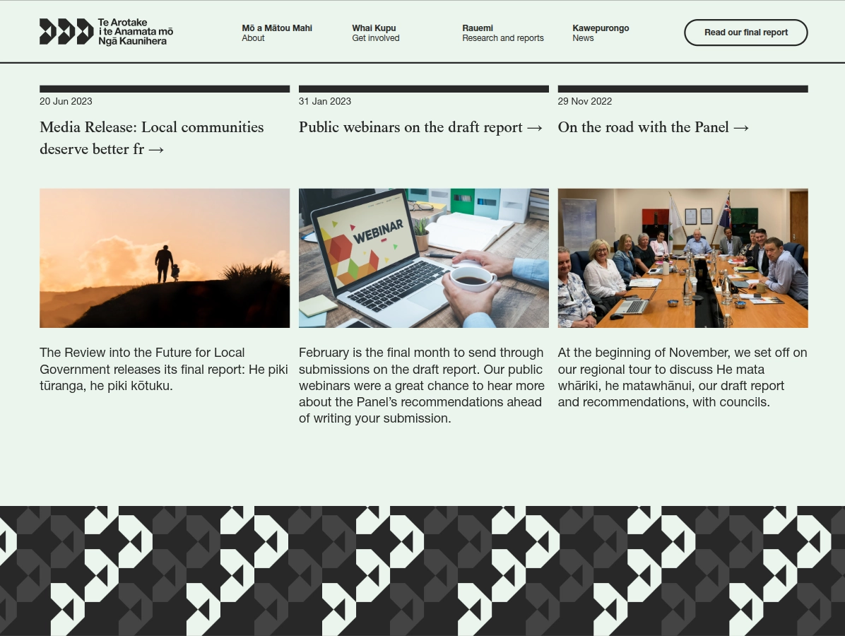 Future for Local Government: News Listings