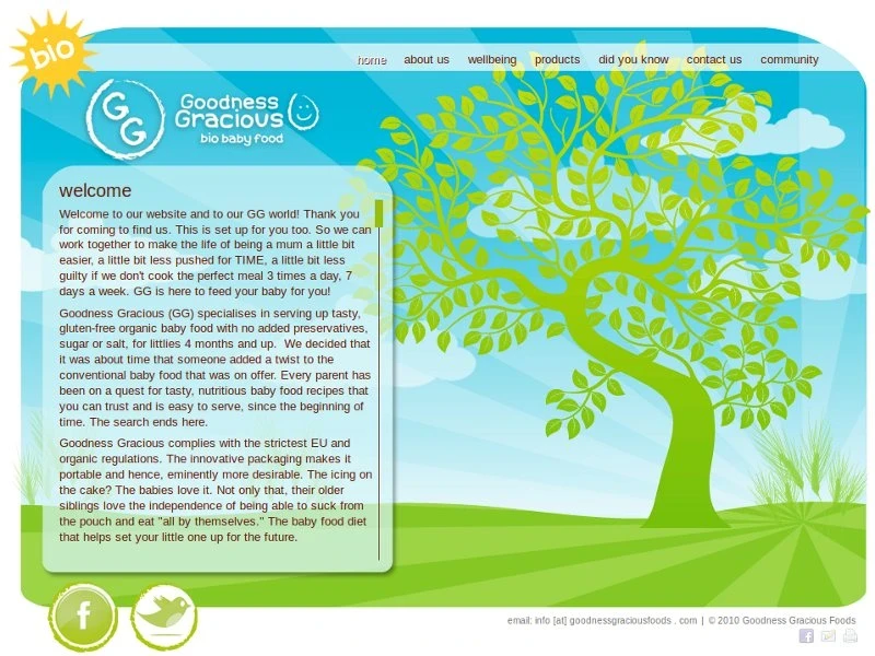 Goodness Gracious Bio Foods: Home page