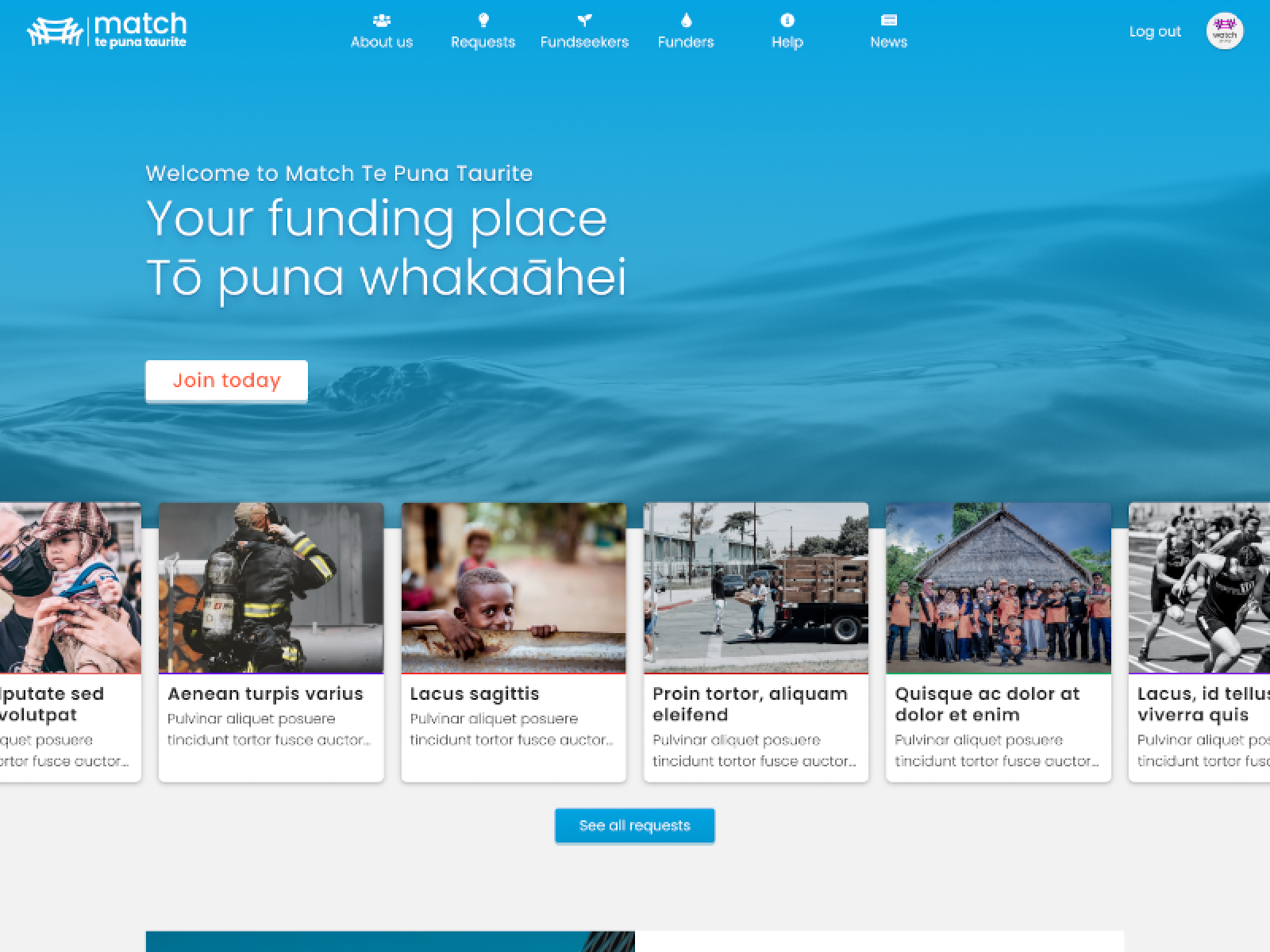 home page - Te Puna Taurite Match