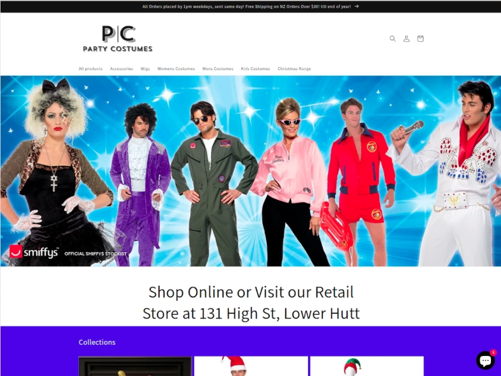 Party Costumes (Shopify): Home page - Party Costumes (Shopify)