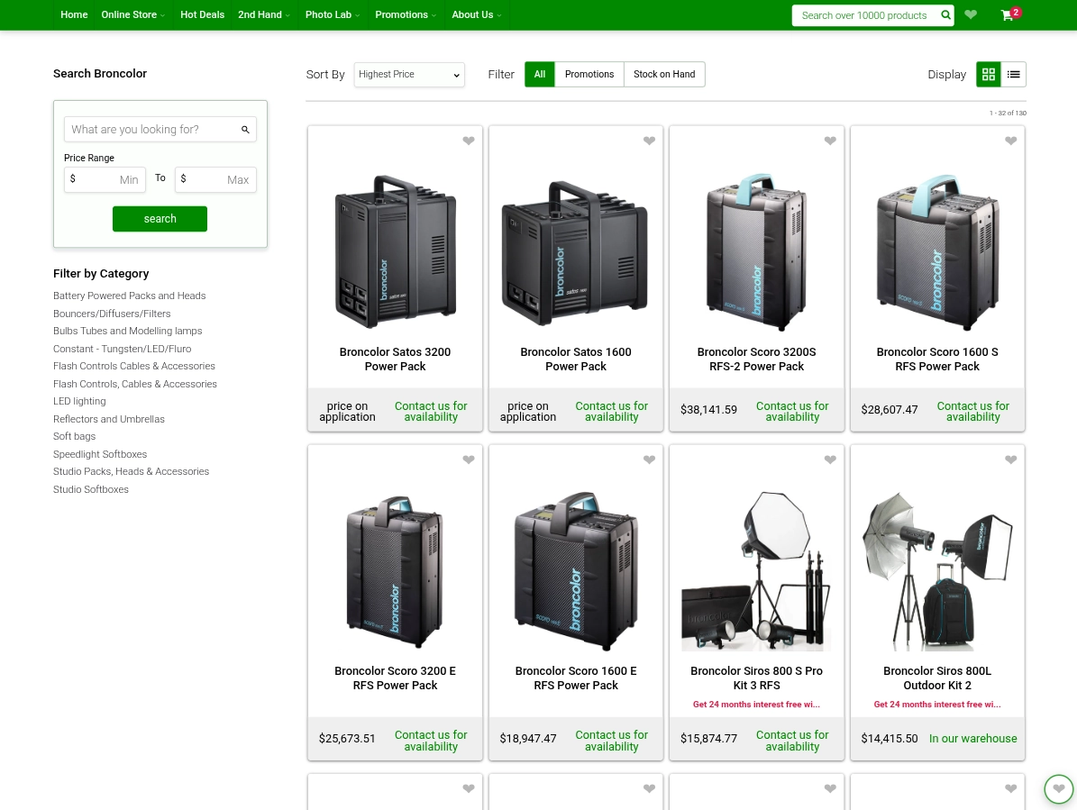 Photo and Video International: Product Listings