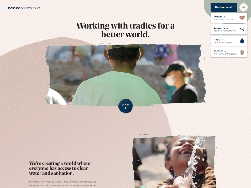 Reece Foundation Website / Home page