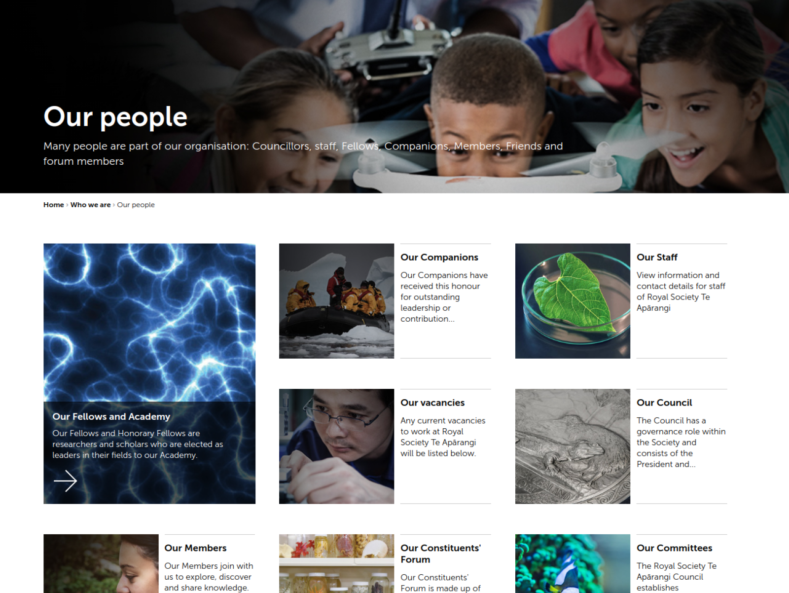 Our People Page - Royal Society Te Apārangi