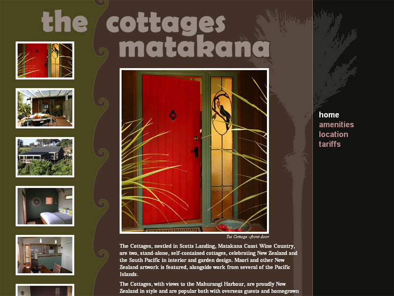 The Cottages Matakana: Home page