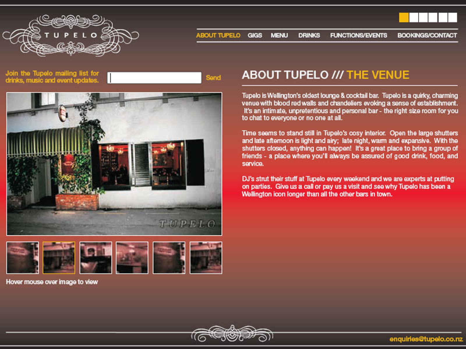 Homepage - tupelo.co.nz